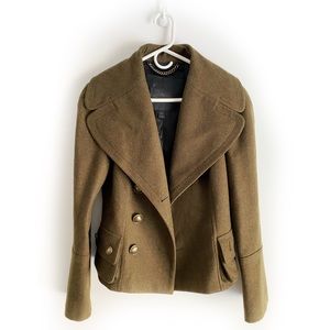 Burberry Prorsum Green Wool jacket